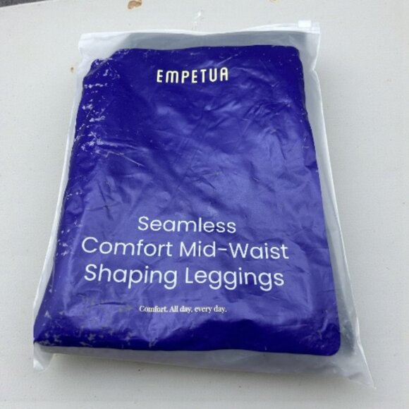 Shapermint Empetua Seamless Comfort Mid-Waist Black Shaping Leggings - Size XL - Picture 2 of 5